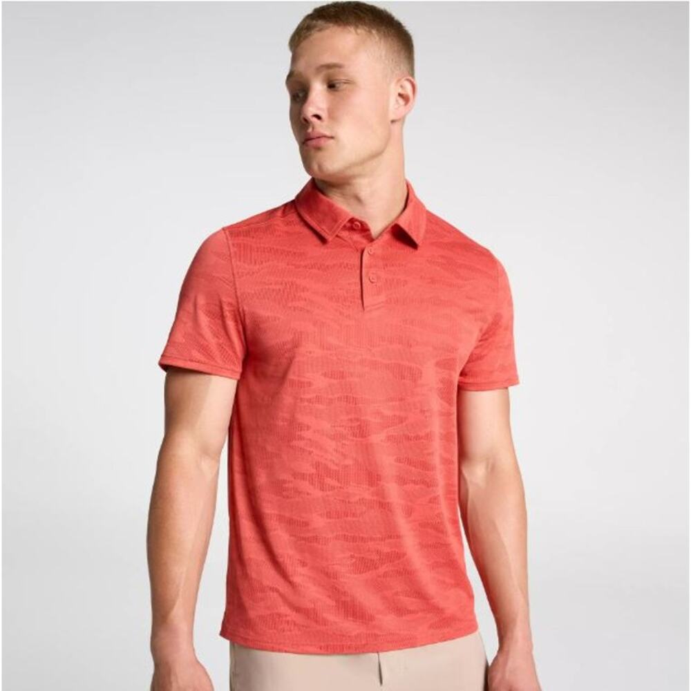 DSG Men’s Movement Polo Shirt Light Red Performance Golf Polo NWT XXL